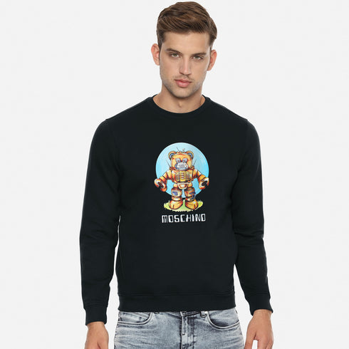 Moschino Robot Black Sweatshirt